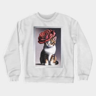 The Cat In The Rose Hat Crewneck Sweatshirt